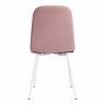 Стул ARC  Велюр/металл , 46 х 52 х 88 см, пыльно-розовый/белый (Комплект из 4 шт.) розовый Велюр/металл