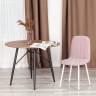 Стул ARC  Велюр/металл , 46 х 52 х 88 см, пыльно-розовый/белый (Комплект из 4 шт.) розовый Велюр/металл