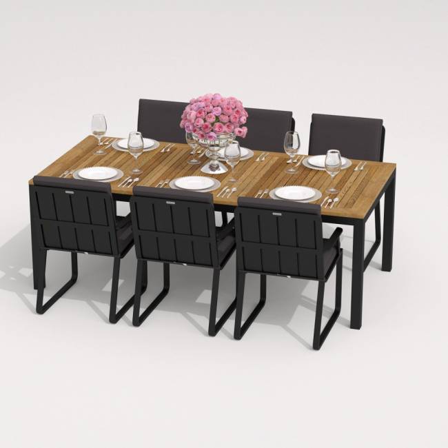 Стул ALBA антрацит - каркас карбон