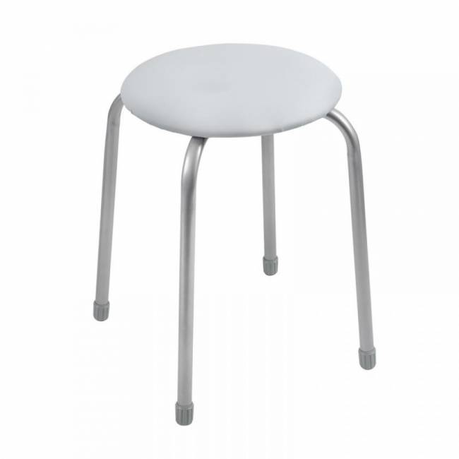 Табурет Классика-2 (круглое сиденье), светло-серый