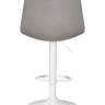 Набор 2 шт Стул барный DOBRIN TAILOR WHITE, серый велюр (MJ9-75)