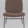 Кресло Эбигейл велюр коричневый, каркас серо-коричневый