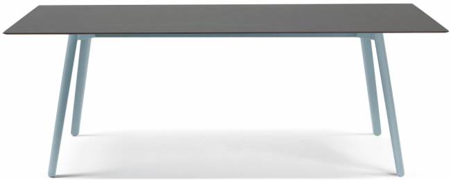 Стол ламинированный Squid голубой, антрацит 2090х1000х730 мм Стол ламинированный Squid голубой, антрацит 2090х1000х730 мм