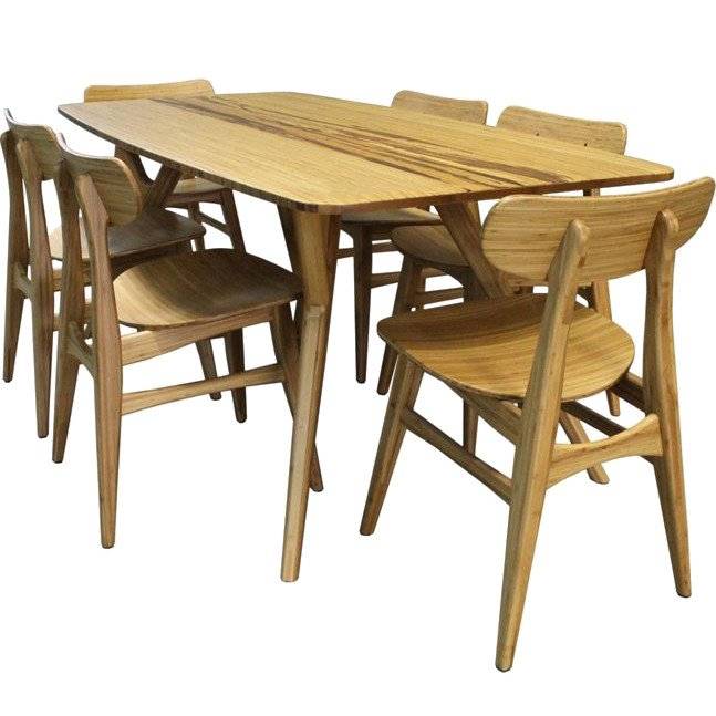 Комплект обеденной мебели Greenington AZARA, карамель (6 стульев)