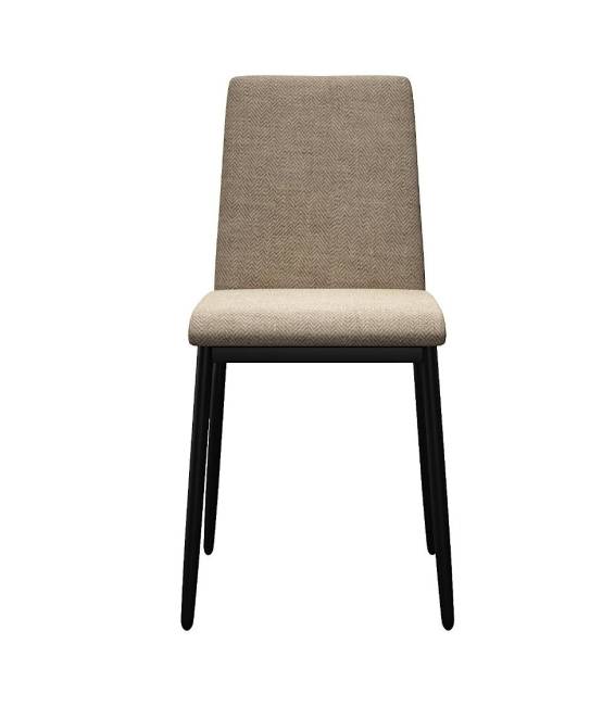 Стул DikLine 270 SB4 бежевый, ножки черные