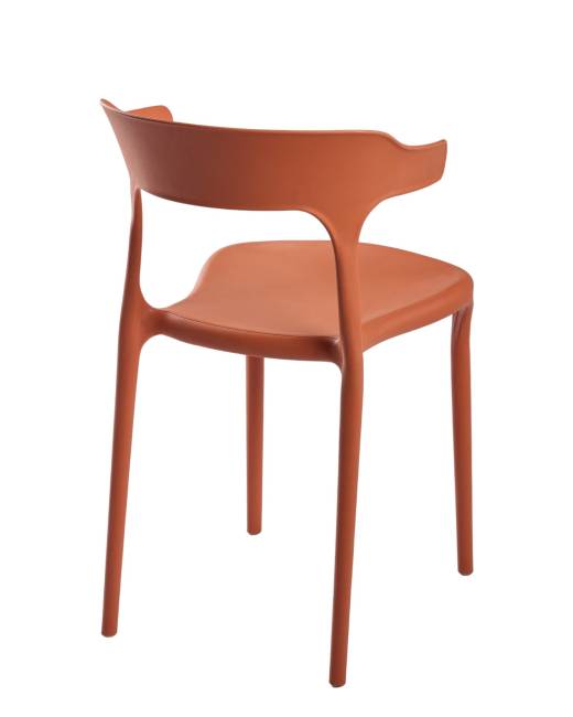 Стул Ранк, пластик оранжевый