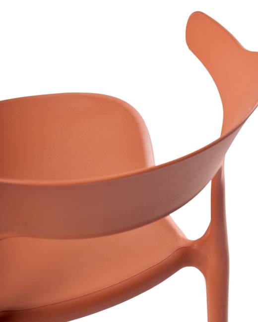 Стул Ранк, пластик оранжевый