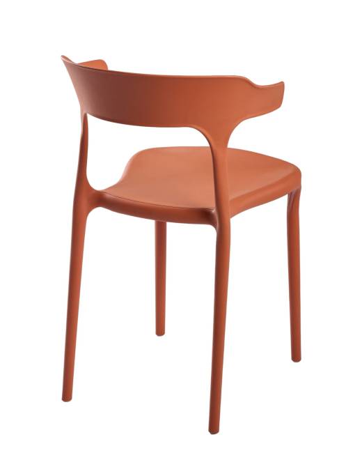 Стул Ранк, пластик оранжевый