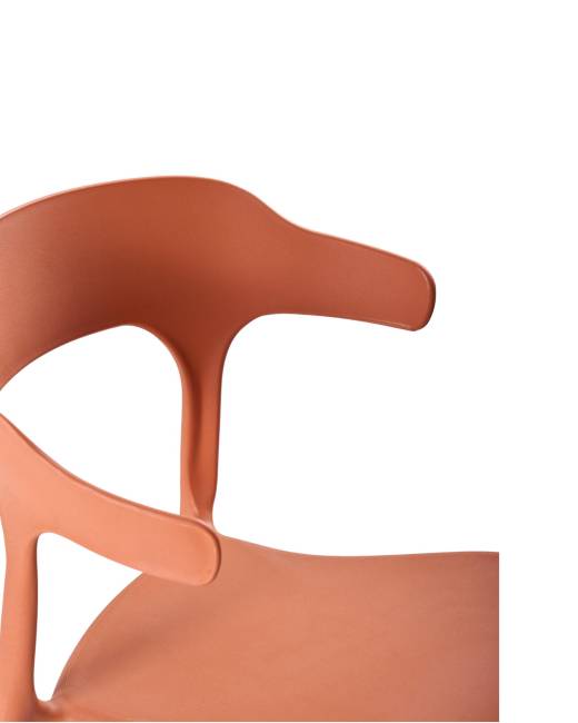 Стул Ранк, пластик оранжевый