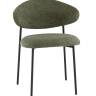 Стул Evan шенилл зеленый