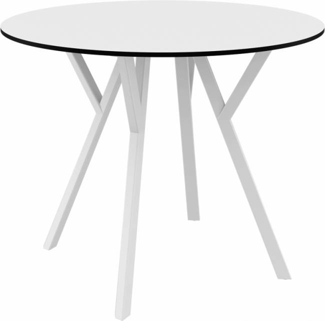 Стол пластиковый Max Table Ø90 белый Ø900х740 мм