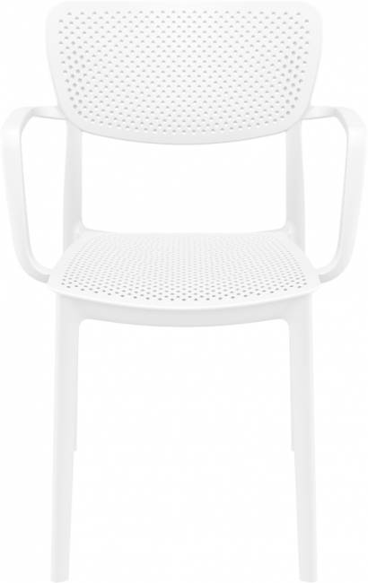 Кресло пластиковое Loft белый 540х530х820 мм