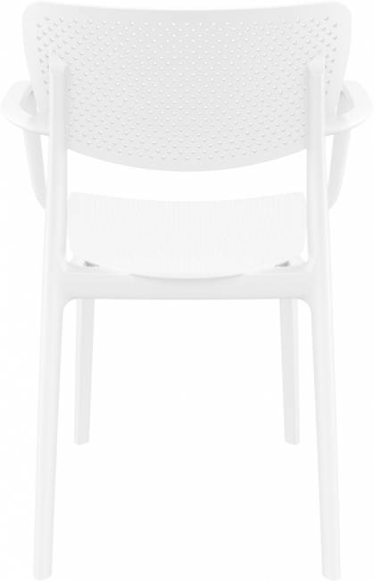 Кресло пластиковое Loft белый 540х530х820 мм
