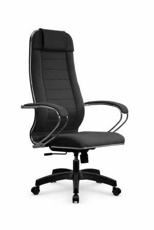 Кресло МЕТТА B 1m 32P/подл.127/осн.001, рогожка b темно-серый