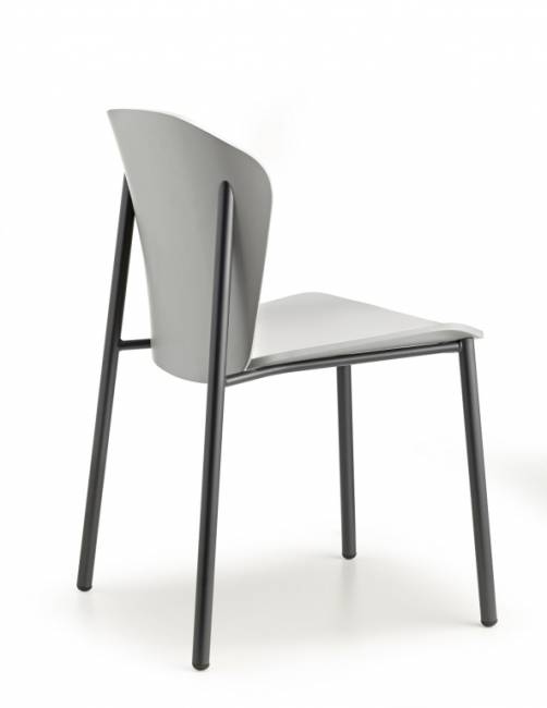 Стул деревянный Finn Metal Wood антрацит, белый ясень 480х530х780 мм Стул деревянный Finn Metal Wood антрацит, белый ясень 480х530х780 мм