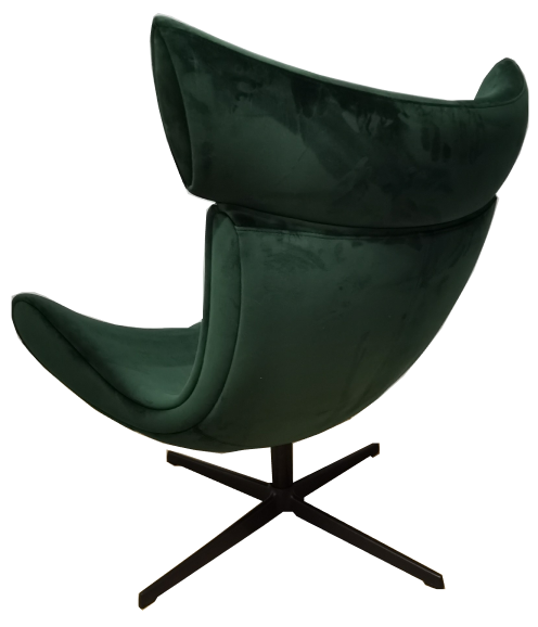 Кресло Imola с подушкой, зеленый бархат