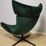 Кресло Imola с подушкой, зеленый бархат
