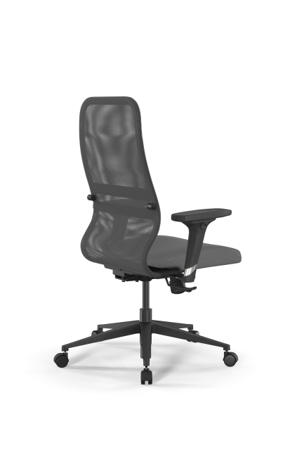 Кресло SynchroSit 8 B2-8D - X1+UMF(X1) /Uh00/Wh00/D02P(M20.B11.G19.W02), светло-серый