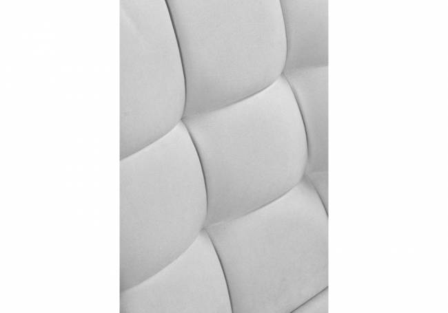 Честер светло-серый велюр velutto 52 / белый