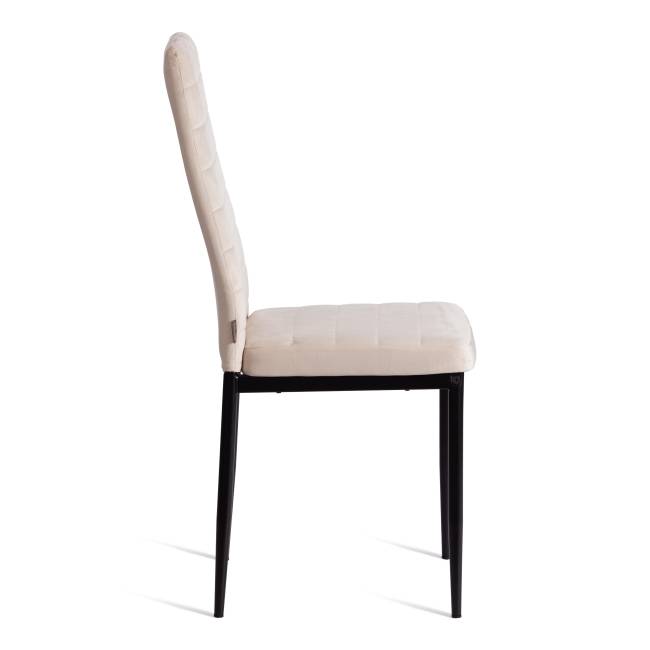 Стул Easy (mod. JSC02-1) / 1 шт. в упаковке металл, флок, 41 х 52 х 96 см, beige (молочный) HLR2 / черный бежевый металл, флок Стул Easy (mod. JSC02-1) / 1 шт. в упаковке металл, флок, 41 х 52 х 96 см, beige (молочный) HLR2 / черный бежевый металл, флок