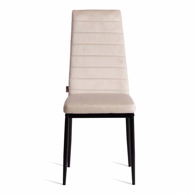 Стул Easy (mod. JSC02-1) / 1 шт. в упаковке металл, флок, 41 х 52 х 96 см, beige (молочный) HLR2 / черный бежевый металл, флок Стул Easy (mod. JSC02-1) / 1 шт. в упаковке металл, флок, 41 х 52 х 96 см, beige (молочный) HLR2 / черный бежевый металл, флок