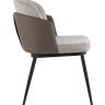 Стул Пенелопа рогожка серый с серой экокожей 2 шт.