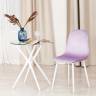 Стул BREEZE (mod. 4724) / 1 шт. в упаковке вельвет/металл, 44 х 53 х 87 см, Light lavander (светло-лавандовый) HLR26 / белый Light lavander (светло-лавандовый) HLR26 / белый вельвет/металл