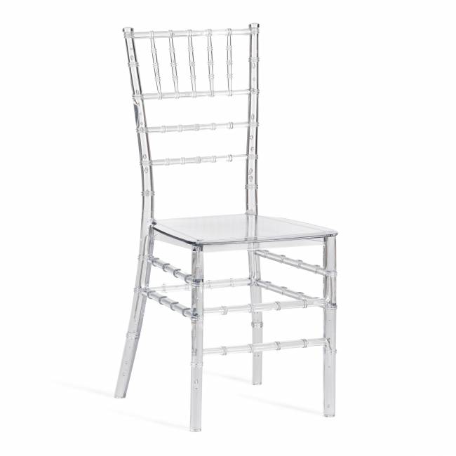 Стул CHAVARI (mod. 101) / 1 шт. в упаковке пластик, 40.5 х 49 х 88.5 см, Transparent (Прозрачный) Transparent (Прозрачный) пластик