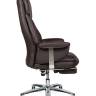 Кресло офисное / Парламент / (brown) сталь + хром / темно-коричневая кожа Кресло офисное / Парламент / (brown) сталь + хром / темно-коричневая кожа
