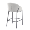 Стул барный Melia светло-серый