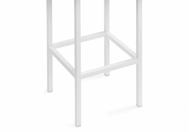 Барный стул Лофт линкольн белый / белый матовый Барный стул Лофт линкольн белый / белый матовый