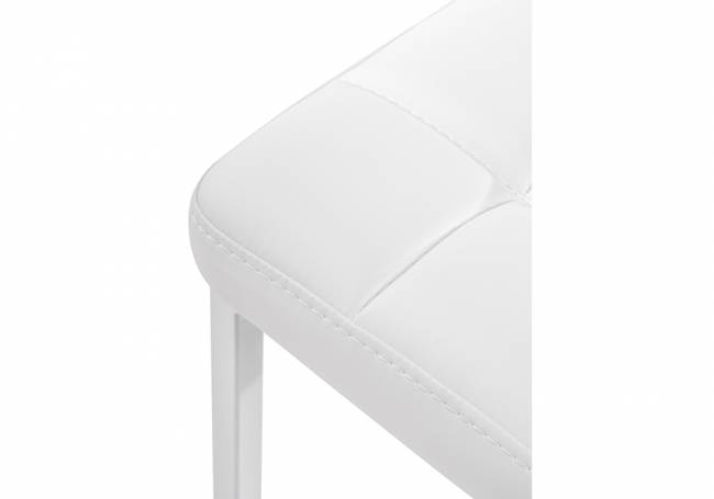Барный стул Лофт линкольн белый / белый матовый Барный стул Лофт линкольн белый / белый матовый
