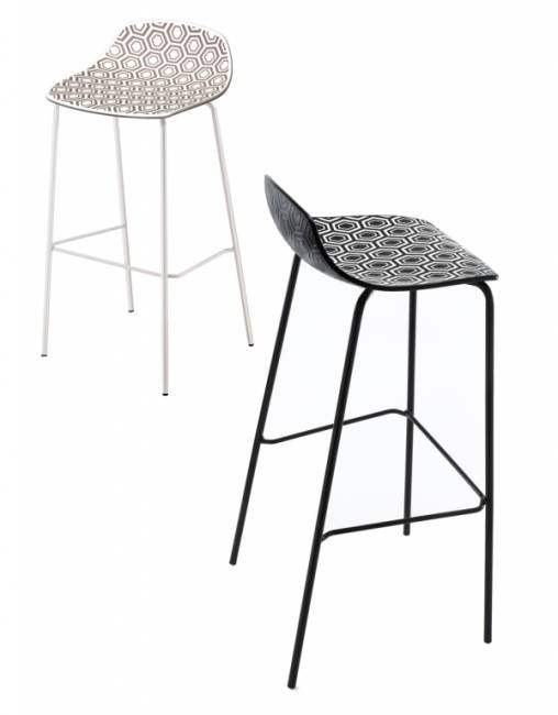 Стул пластиковый полубарный Alhambra 67 400х400х670 мм