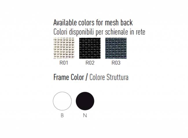 Стул офисный с обивкой Teckel 470х560х810 мм