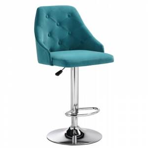 Барный стул Laguna blue velour