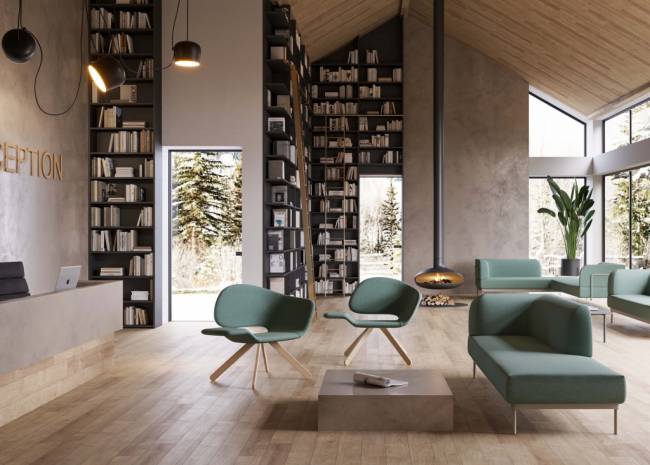 Кресло с обивкой Nali 1020х700х860 мм