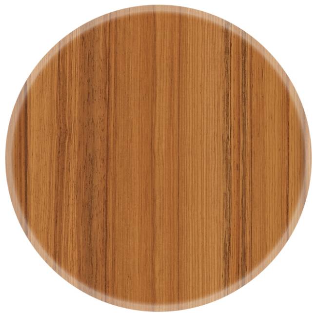 Столешница круглая Werzalit Woodart настоящий тик Ø800х18 мм Столешница круглая Werzalit Woodart настоящий тик Ø800х18 мм