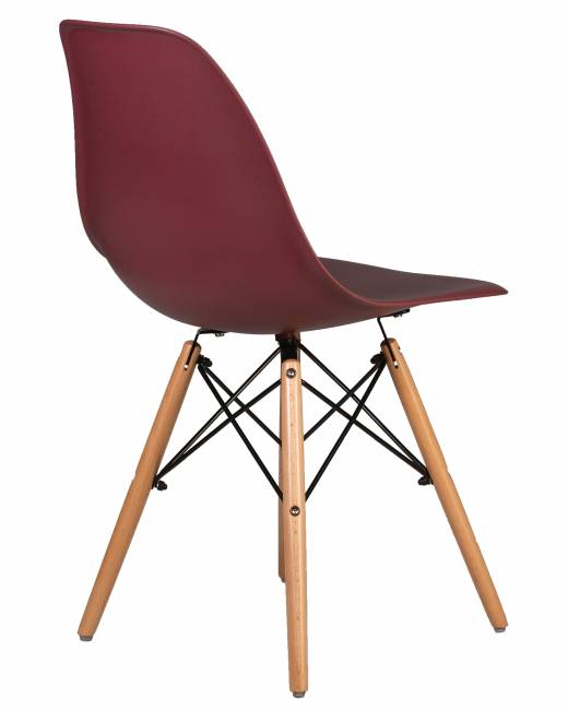 Стул обеденный DOBRIN DSW, ножки светлый бук, цвет сливовый (R-13)