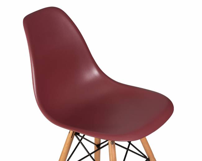 Стул обеденный DOBRIN DSW, ножки светлый бук, цвет сливовый (R-13)