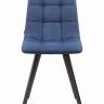 Стул обеденный DOBRIN ALEX SQUARE, черные матовые ножки, синяя ткань (UF860-14B)