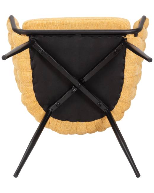 Стул обеденный DOBRIN MATILDA, жёлтая ткань (LAR 275-8)