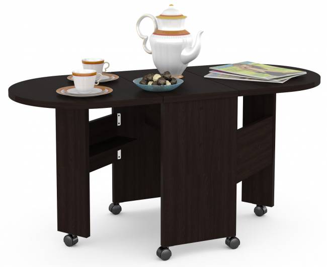 Стол журнальный раскладной Глория 601 венге магия