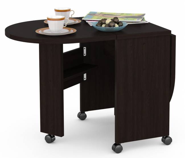 Стол журнальный раскладной Глория 601 венге магия