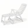 Шезлонг-лежак пластиковый Quintilla with Extension Armchair белый 1080х600х1080 мм Шезлонг-лежак пластиковый Quintilla with Extension Armchair белый 1080х600х1080 мм