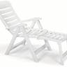 Шезлонг-лежак пластиковый Quintilla with Extension Armchair белый 1080х600х1080 мм Шезлонг-лежак пластиковый Quintilla with Extension Armchair белый 1080х600х1080 мм