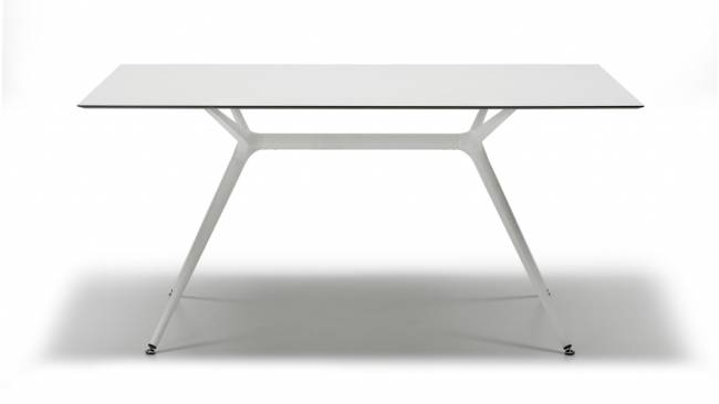 Столешница прямоугольная для подстолья Metropolis L белый 1600х900х12 мм