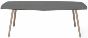 Стол ламинированный Squid тортора, антрацит 2090х1080х730 мм