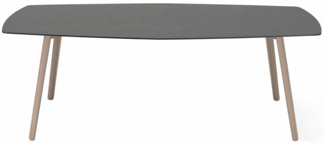 Стол ламинированный Squid тортора, антрацит 2090х1080х730 мм