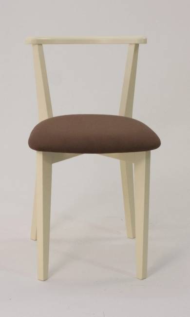 Стул Франк слоновая кость коричневый