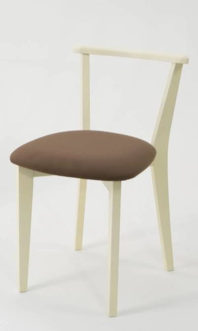 Стул Франк слоновая кость коричневый